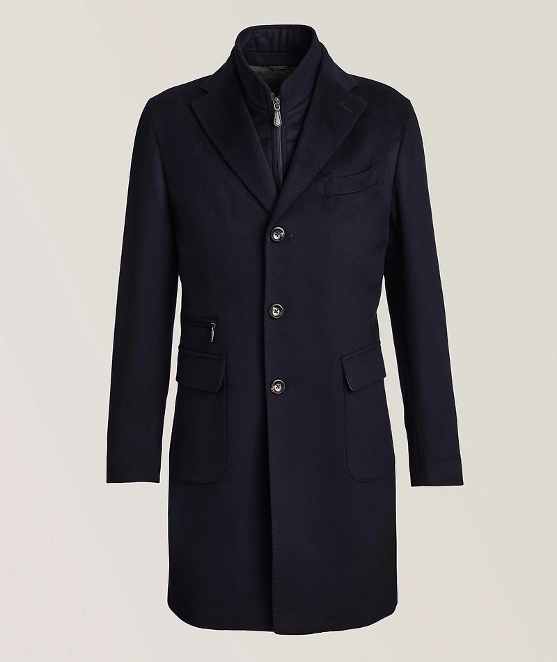Insert Virgin Wool-Cashmere Coat