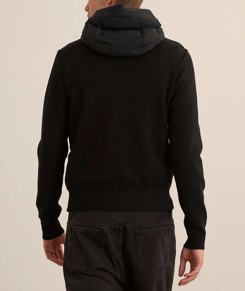 Andrew Hybrid Down Hooded Jacket