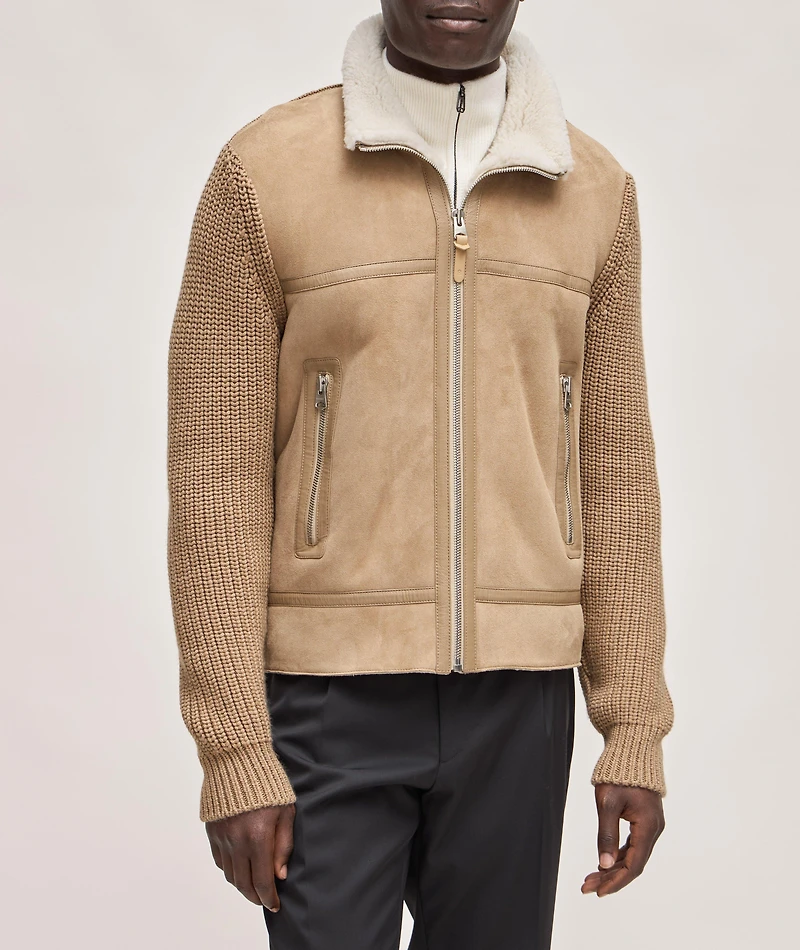 Jonathan Hybrid Shearling Jacket