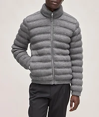 Christopher Wool-Cashmere Down Jacket