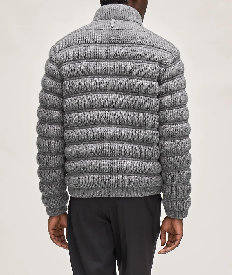 Christopher Wool-Cashmere Down Jacket