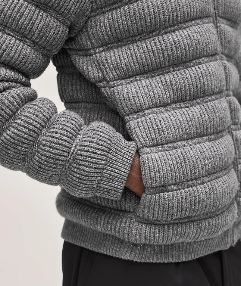 Christopher Wool-Cashmere Down Jacket