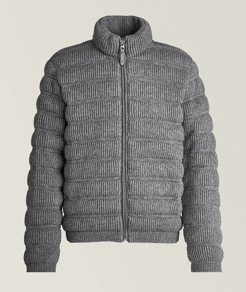 Christopher Wool-Cashmere Down Jacket