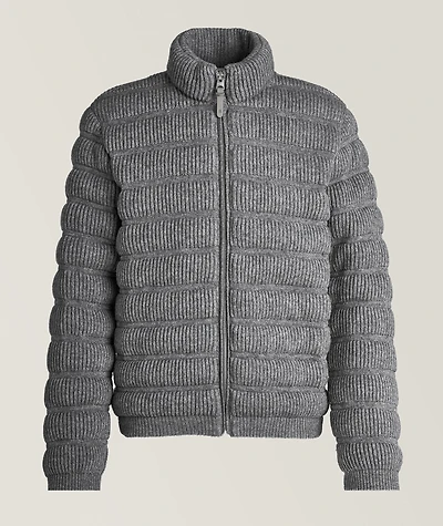 Christopher Wool-Cashmere Down Jacket
