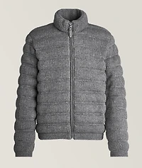 Christopher Wool-Cashmere Down Jacket