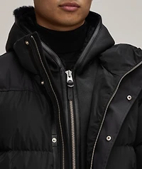 Riley Removable Bib Shearling Jacket