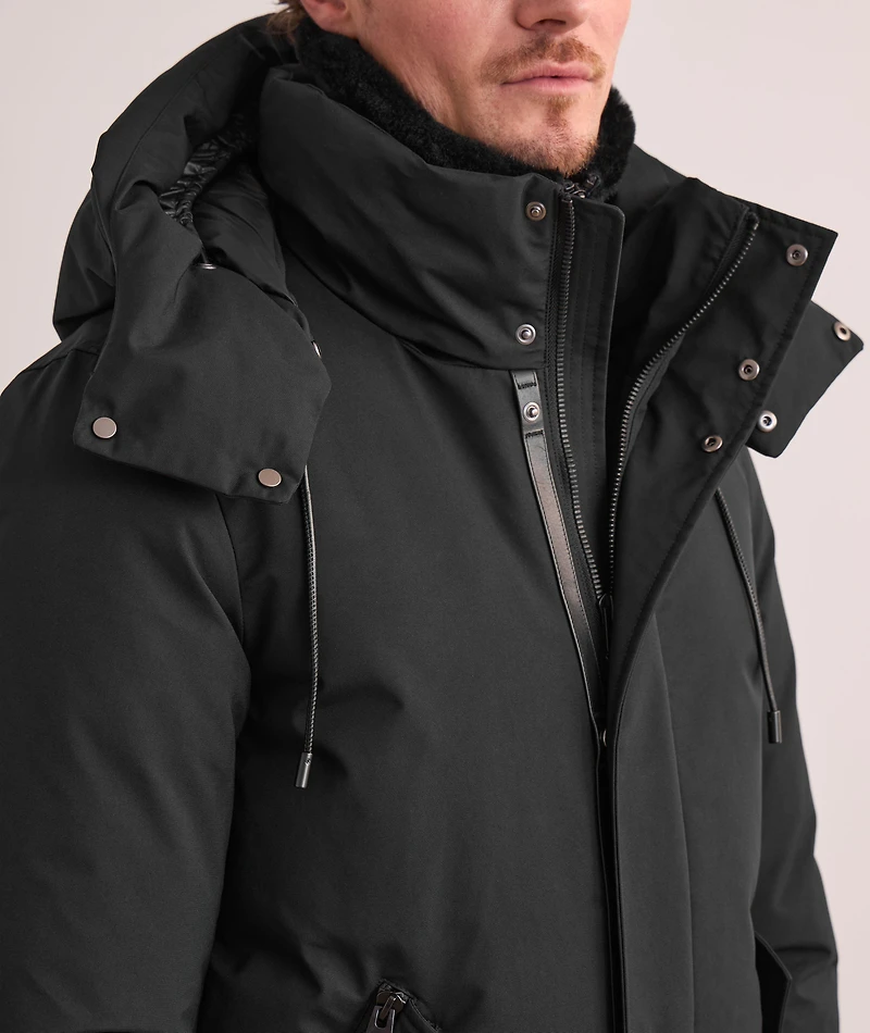 Sullivan Sheepskin-Trim Down-Filled Parka