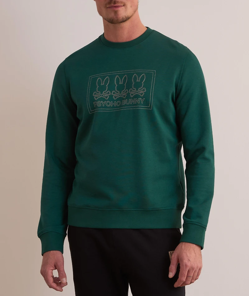 Stitched Logo Cotton-Blend T-Shirt