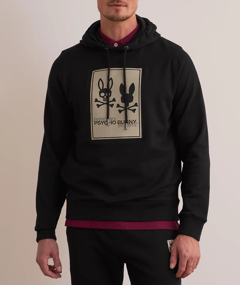 Patch Fleece Hooded Sweater