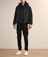 Jack Down Hooded Bomber Jacket