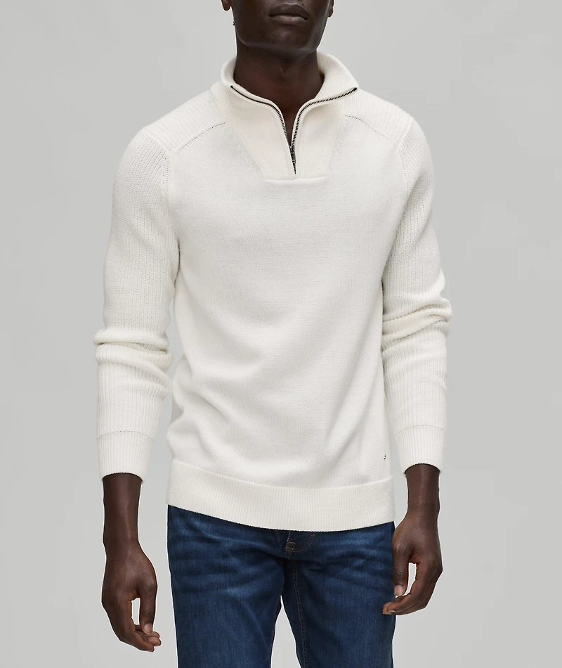 Thom Quarter-Zip Wool-Blend Sweater