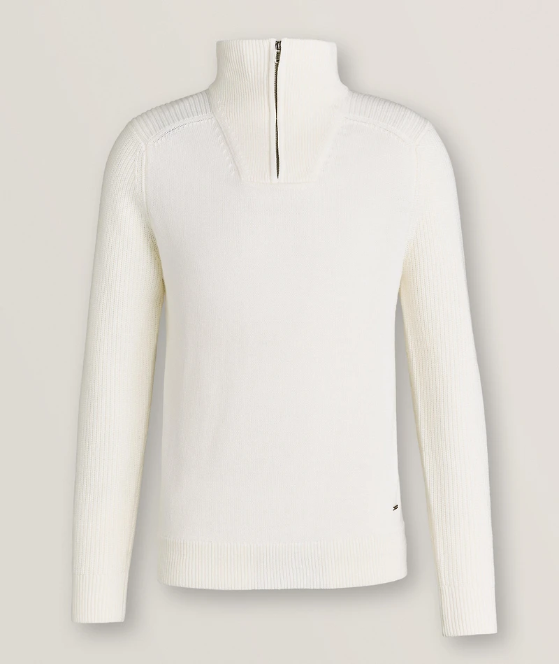 Thom Quarter-Zip Wool-Blend Sweater