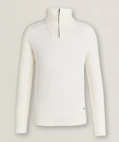Thom Quarter-Zip Wool-Blend Sweater