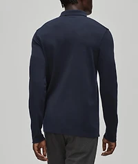 Larion Wool-Blend Bamboo Polo