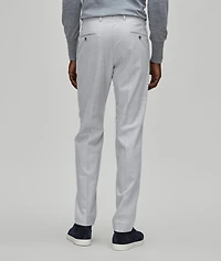 Santios Shaped Fit Pleated Wool Blend Pants