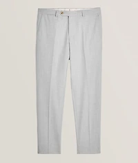 Santios Shaped Fit Pleated Wool Blend Pants