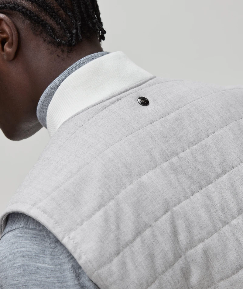 Emiliano Stretch-Wool Blend Vest