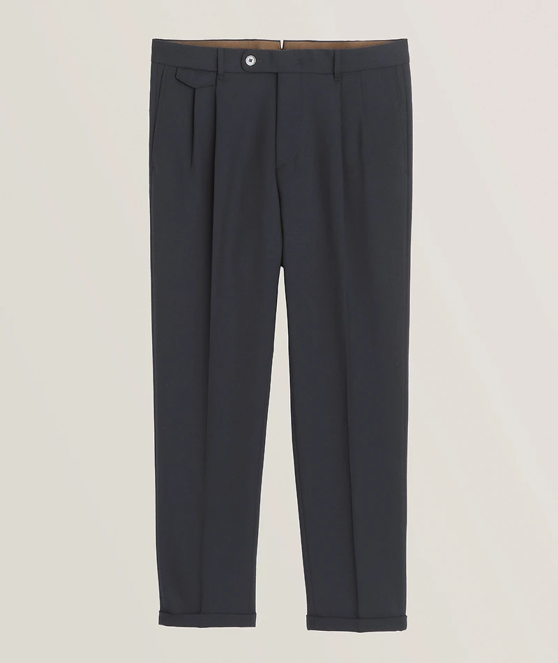 Serpo Wool Pleated Pants