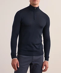 Nando Wool-Blend Quarter-Zip Sweater