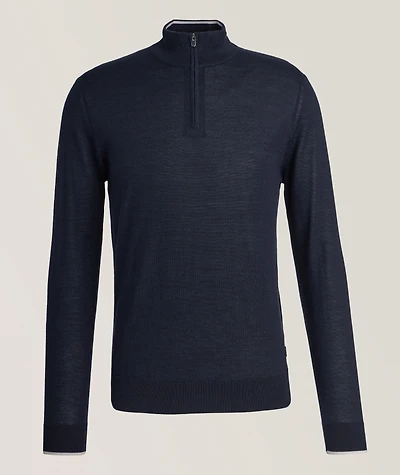 Nando Wool-Blend Quarter-Zip Sweater