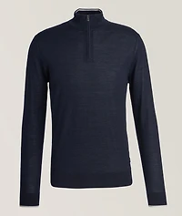 Nando Wool-Blend Quarter-Zip Sweater
