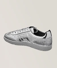 Swan Mirror Leather Sneakers