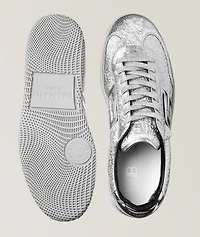 Swan Mirror Leather Sneakers
