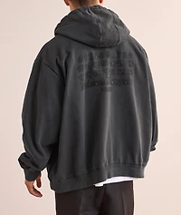 Numeric Logo Back Hooded Sweater