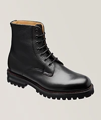 Coalport 2 Grain Leather Lug Boots