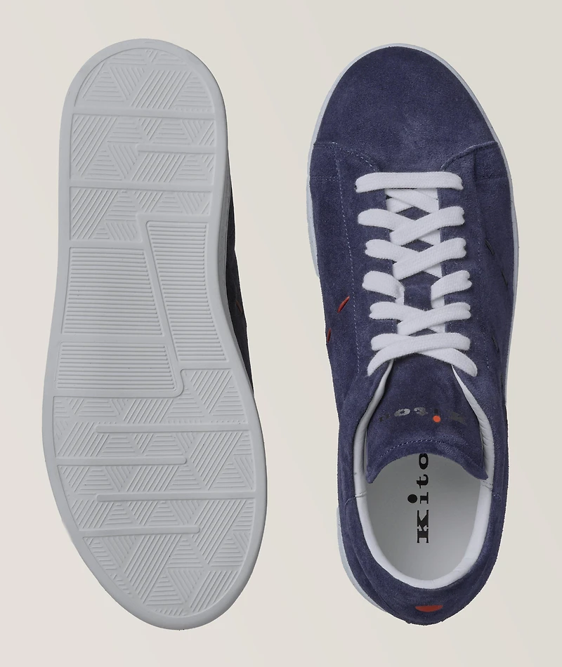 Suede Stitching Sneakers