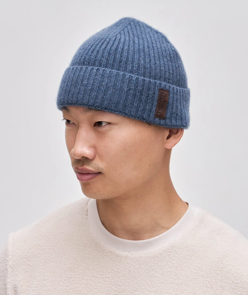 Ribbed Virgin Wool Toque