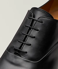 Burnished Leather Cap-Toe Oxfords