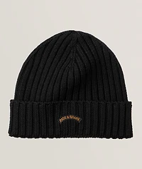 Embroidered Virgin Wool Toque