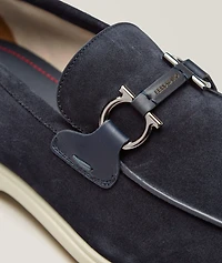 Cosimo Double Gancio Suede Loafers