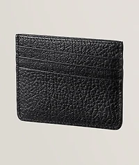 4 Stitch Grain Leather Card Holder 