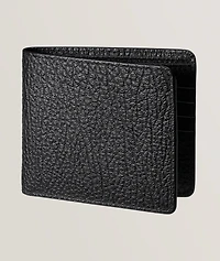 4 Stitch Grain Leather Bifold Wallet 