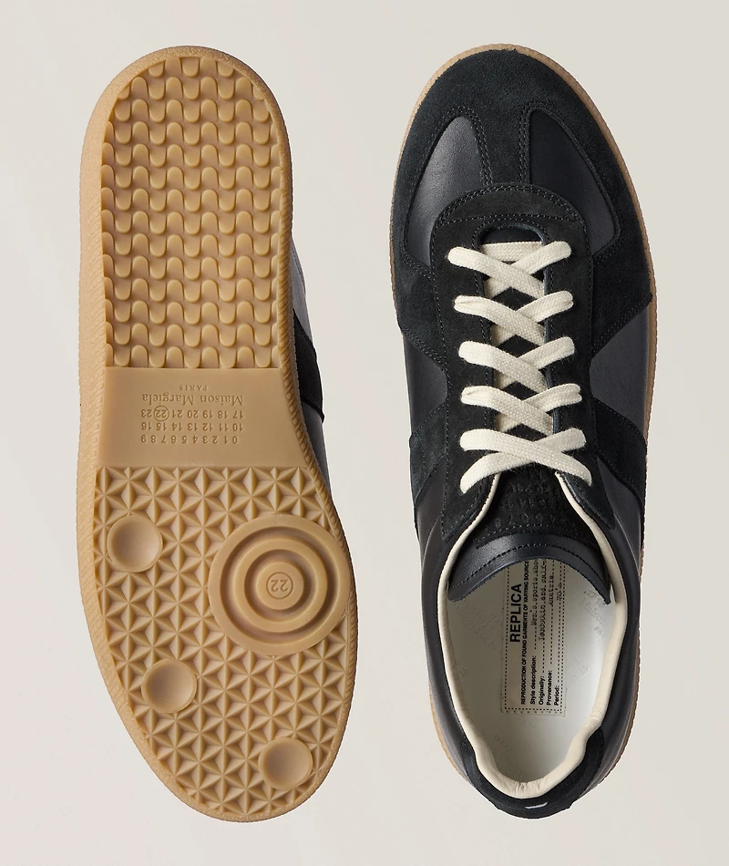 Replica Low-Top Leather Sneakers