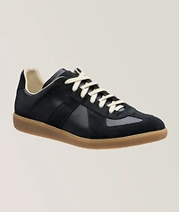 Replica Low-Top Leather Sneakers
