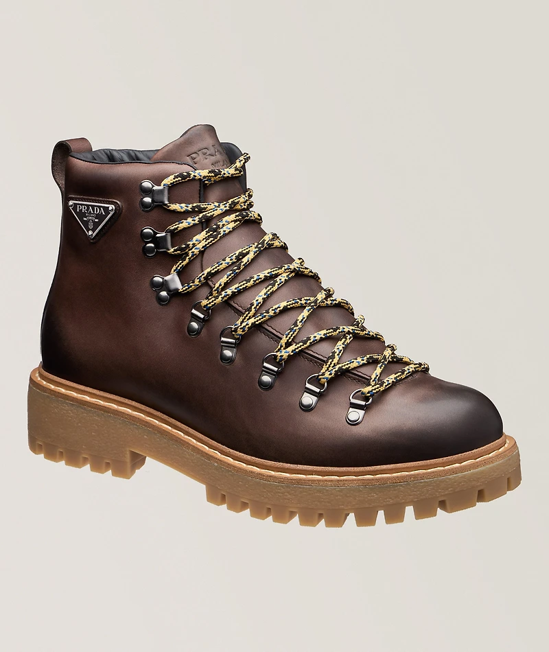 St. Moritz Leather Hiking Boots