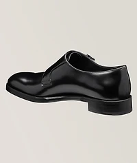 Brushed Spazzolato Leather Monkstraps