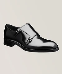 Brushed Spazzolato Leather Monkstraps