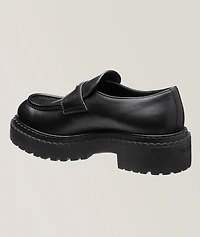 Polished Leather Loafers