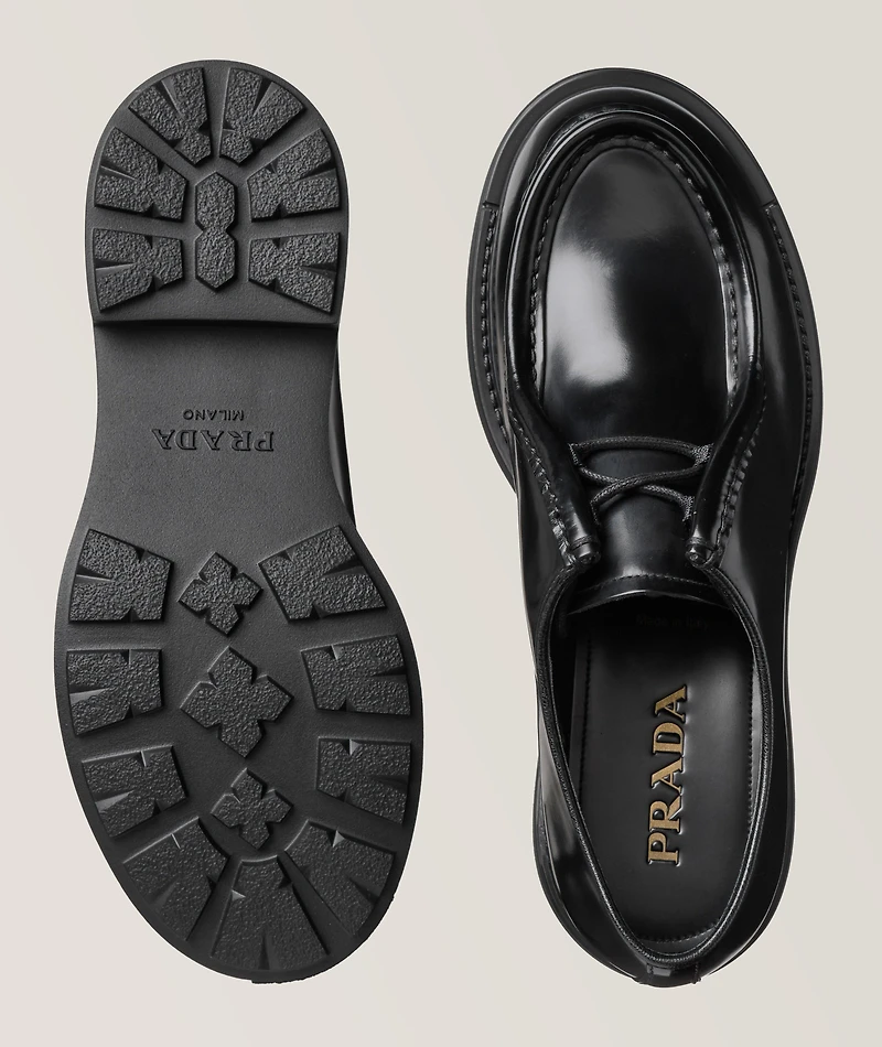 Diapason Opaque Brushed Leather Shoes