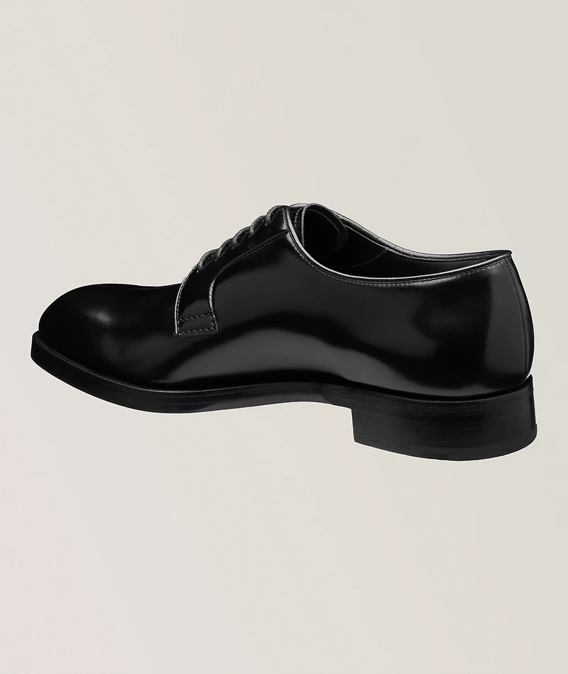 Brushed Spazzolato Leather Lace-Up  Derbies