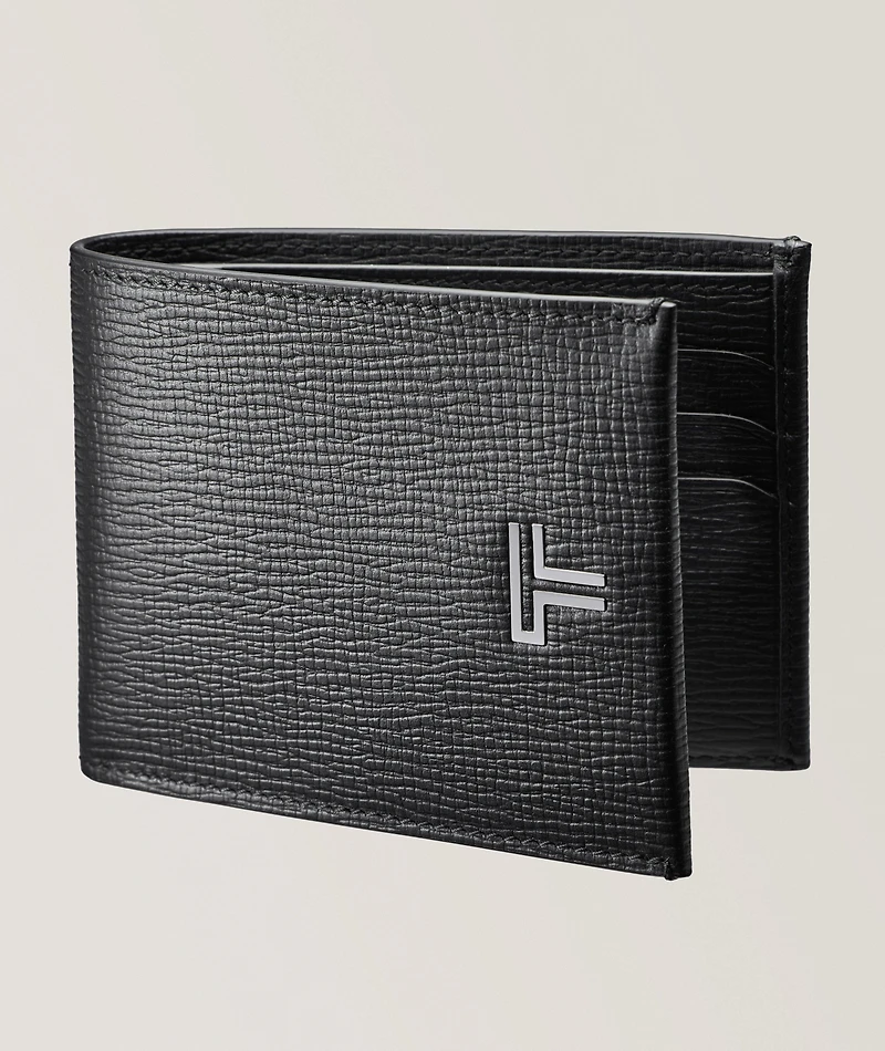 Turin Pebbled Leather Bifold Wallet