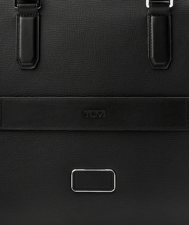 Turin Savona Leather Slim Briefcase 