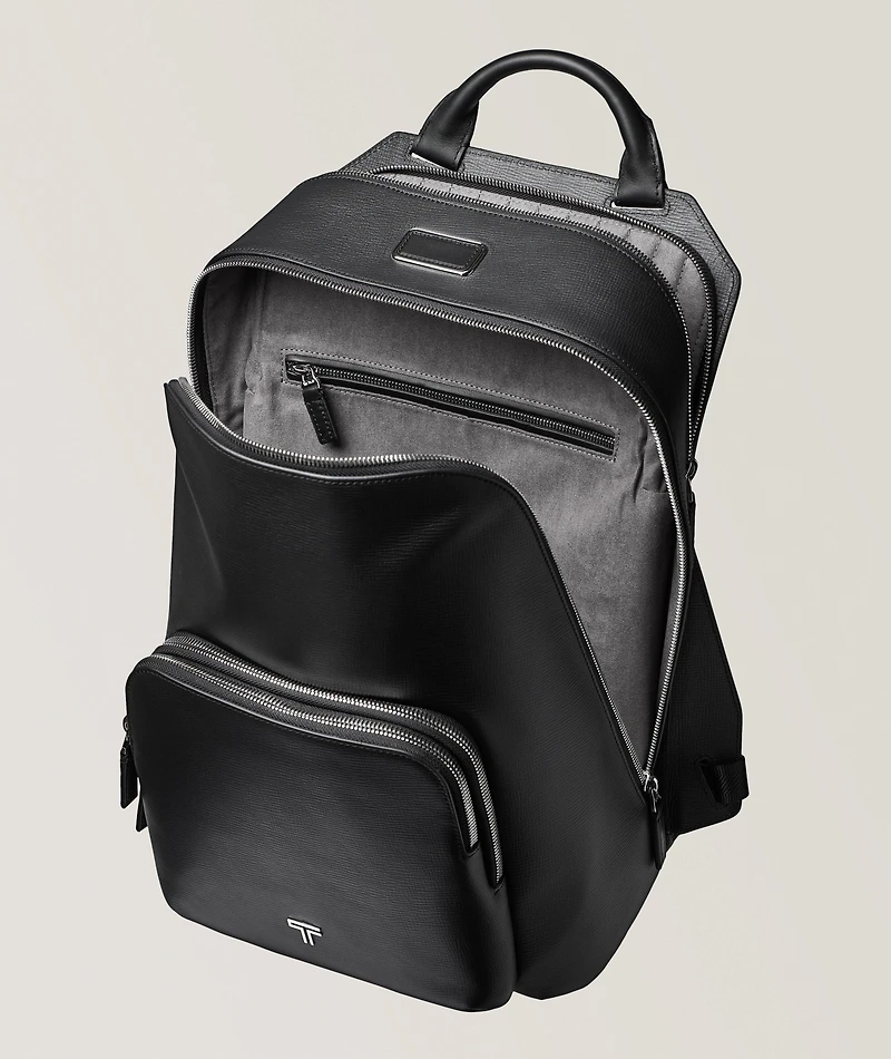 Turin Large Leather Davide Backpack