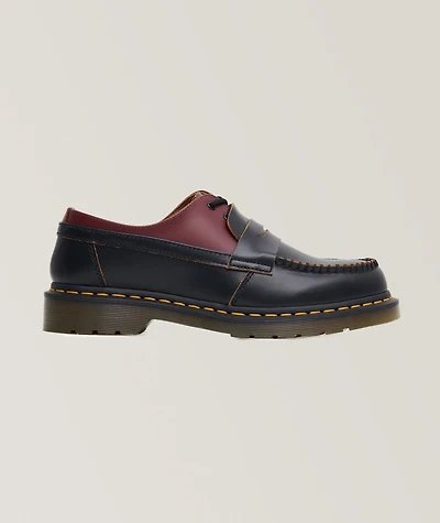 X Dr. Martens Leather Penny Loafers
