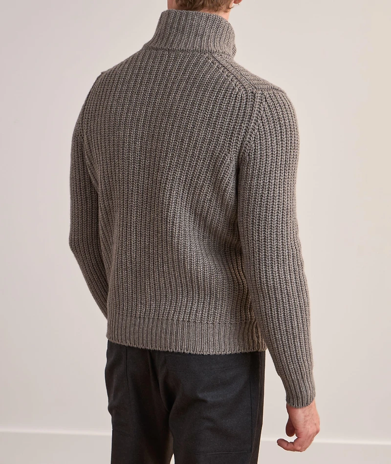 Heavy Gauge Full-Zip Sweater