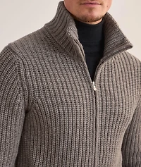Heavy Gauge Full-Zip Sweater